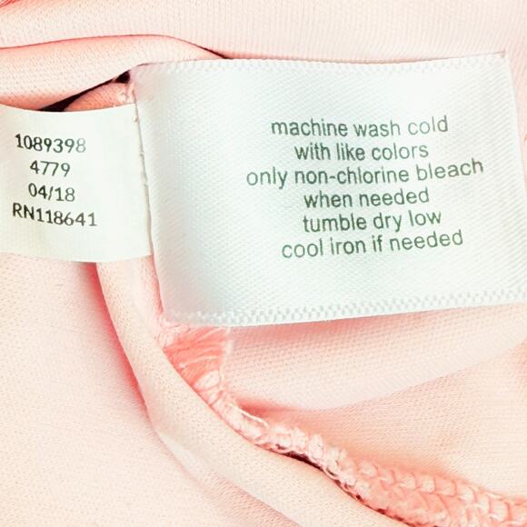 Lane Bryant Pink Ruffled Floral V-Neck Romantic Cottagecore Dainty Blouse 24 3X - Picture 9 of 11